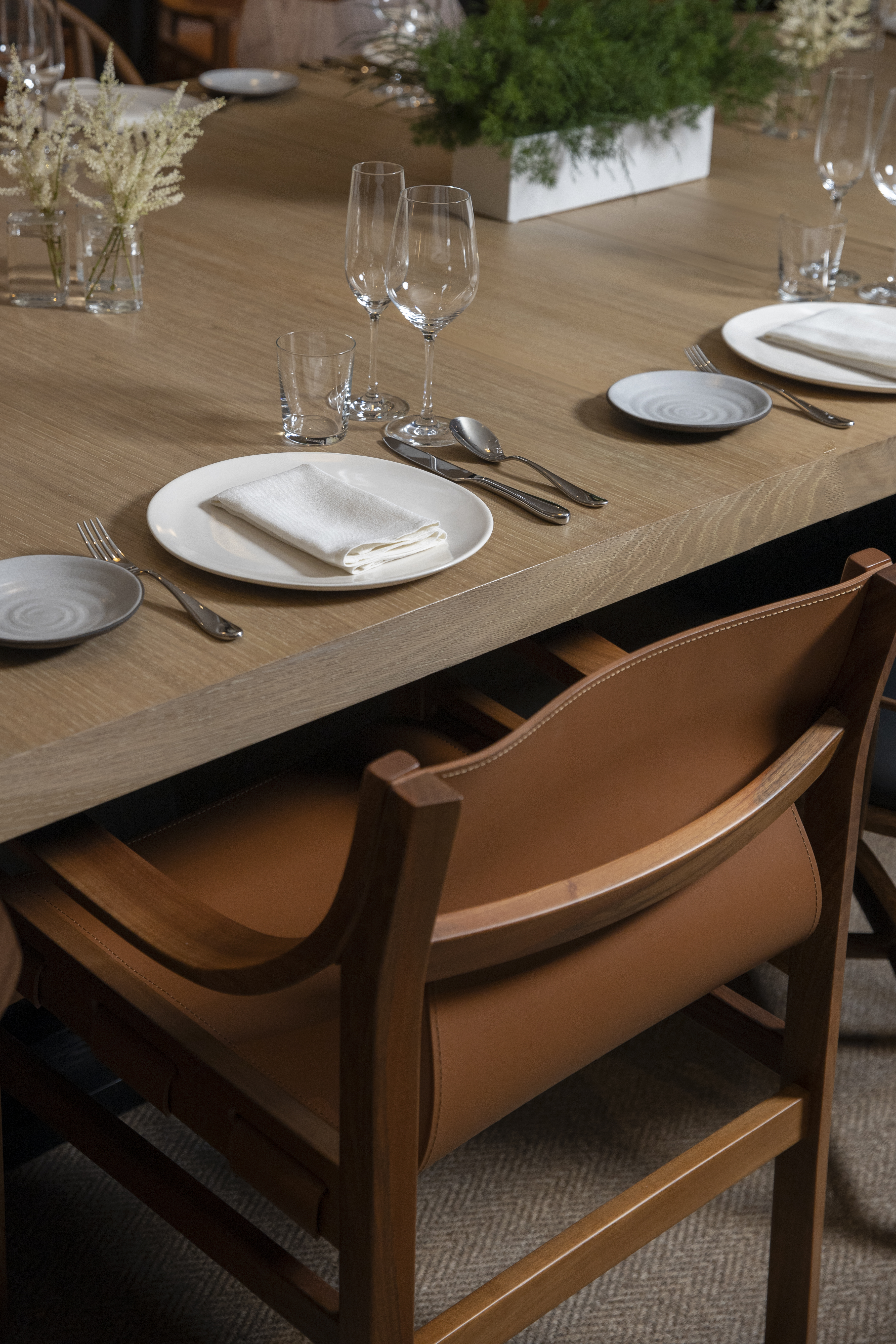 Parlor table setting